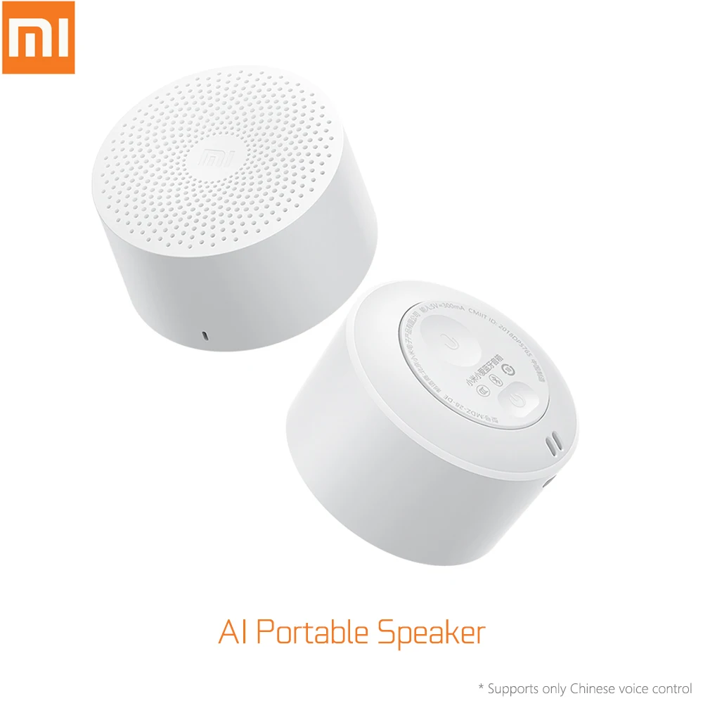 Оригинальный Xiaomi Mini AI Bluetooth динамик портативный спортивный музыкальный аудио