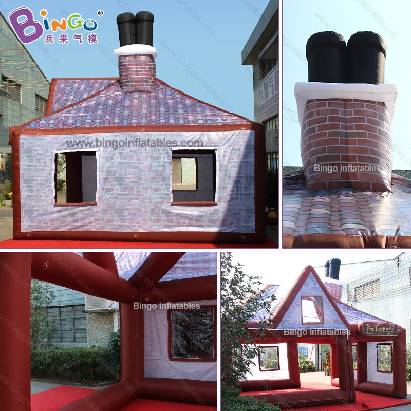 Giant 6x4x5M Inflatable Pub House For Outdoor / Inflated Tavern / Summer Blow-up Bar Tent With Free Blower - BG-A1246 5