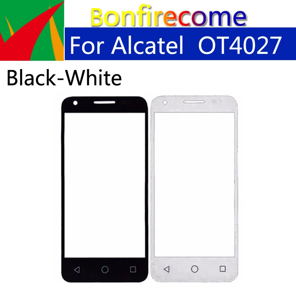 10 шт./партия переднее внешнее стекло для Alcatel One Touch Pixi 3 OT 4027 4027D 4027X 5017 VF795 OT4027