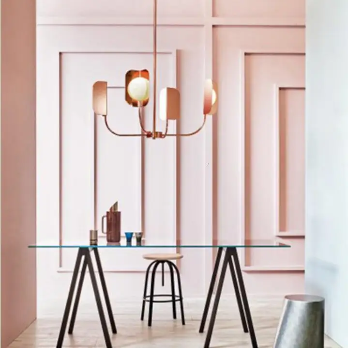 Современный стеклянный подвесной светильник в скандинавском стиле для столовой, кухонный светильник, дизайнерские подвесные лампы