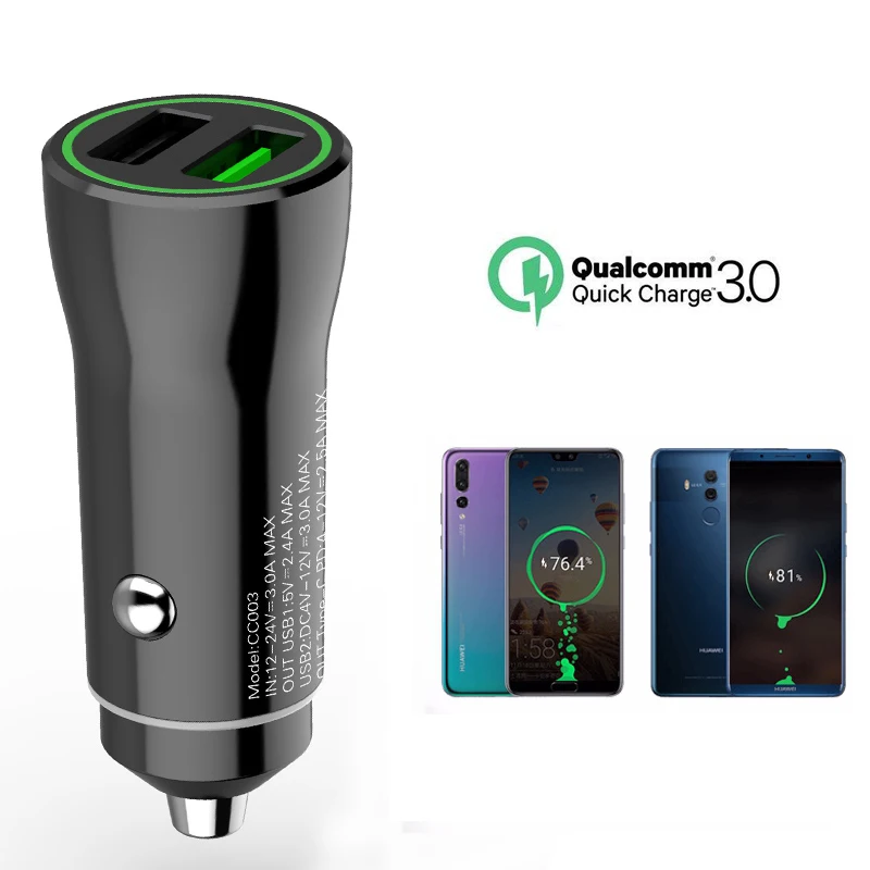 SIKAI автомобильное зарядное устройство двойной QC 3,0 3A Зарядка для VIVO X9 X20 X21 Dash зарядное устройство 9 в 2A для Oppo Super Vooc зарядное устройство вспышка зарядка