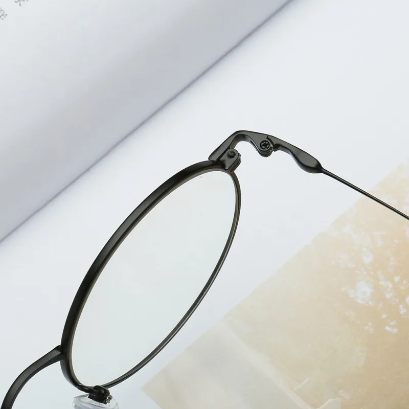 Ретро круглые очки для чтения стекло es металлическая оправа стекло es простое зеркало Пресбиопия мужское женское стекло для чтения унисекс аксессуары