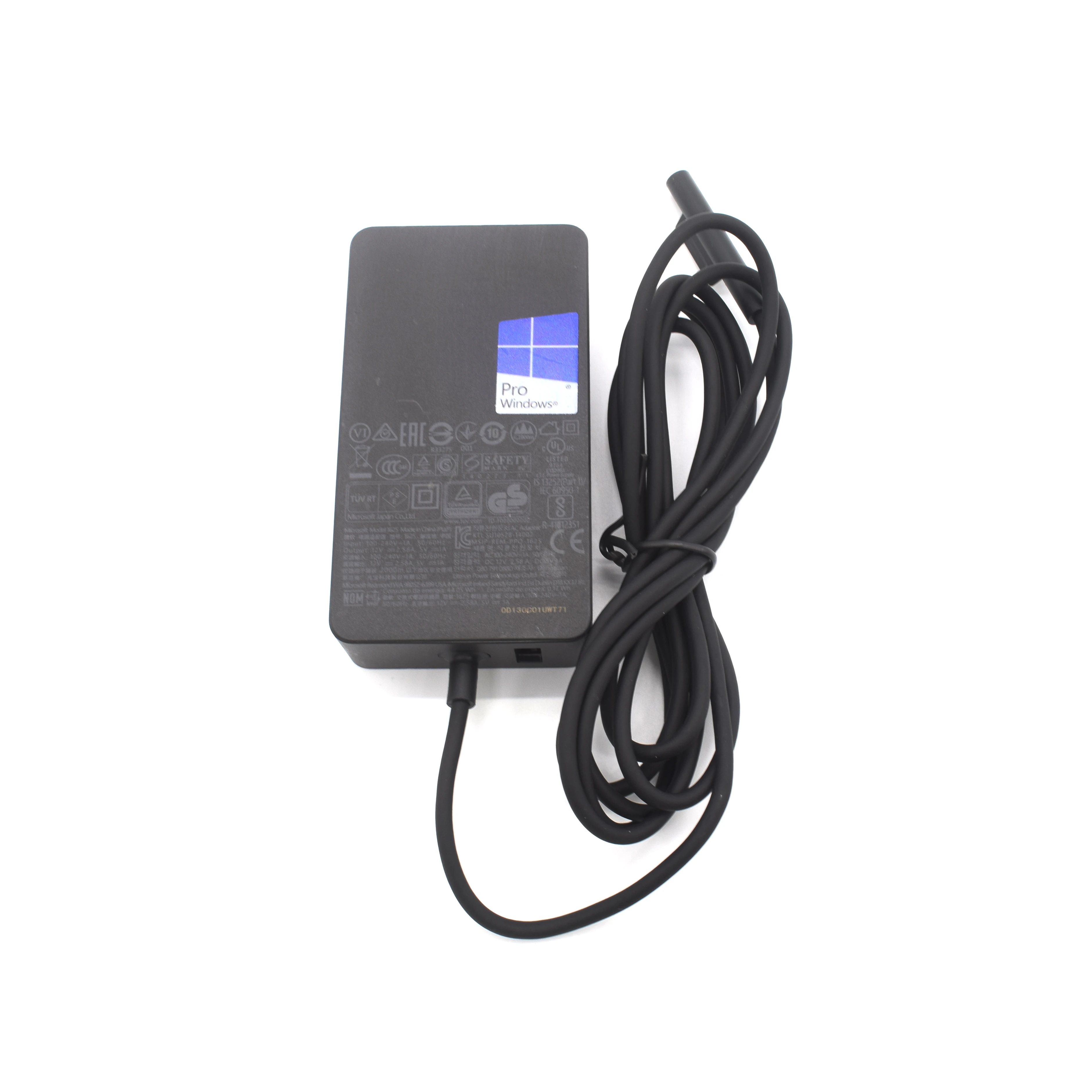 Used 12V 2.58A AC Adapter Charger For Microsoft Surface Pro 1 2 3 1625 USB 5V