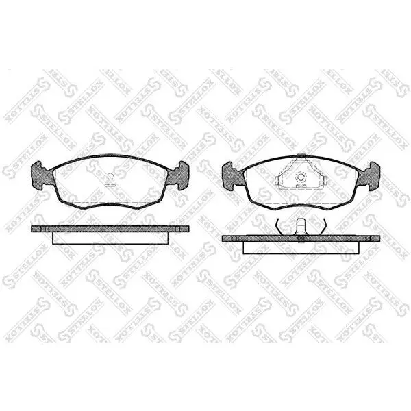Колодки дисковые п.\ Ford Scorpio 1.8-2.5TD 85-94/Sierra 1.6-2.3