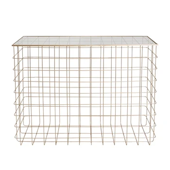 

Iron simple porch creative glass table Nordic modern storage furniture porch table