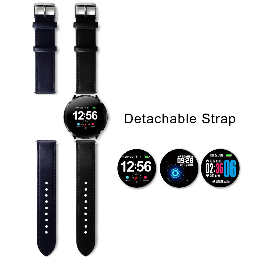 V12 1.3 inch touch screen bracelet Heart rate monitor Blood pressure Health wristband smart watch men Sportwatch fitness tracker