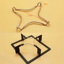 1 шт., газовая плита, маленький держатель для кастрюли, подставка из нержавеющей стали, универсальная подставка для кастрюль, кухонная газовая плита, аксессуары