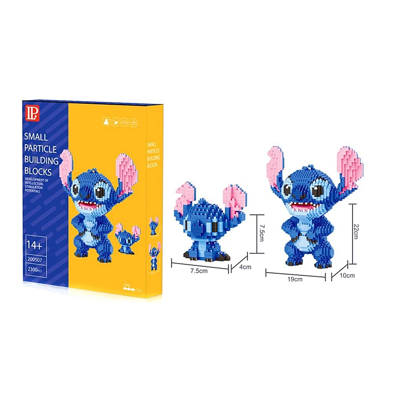 Guitar Stitch Series Diamond Building Block Micro Lilo & Stitch Figure Cute  3D Model Children For Mini Bricks Toys - AliExpress