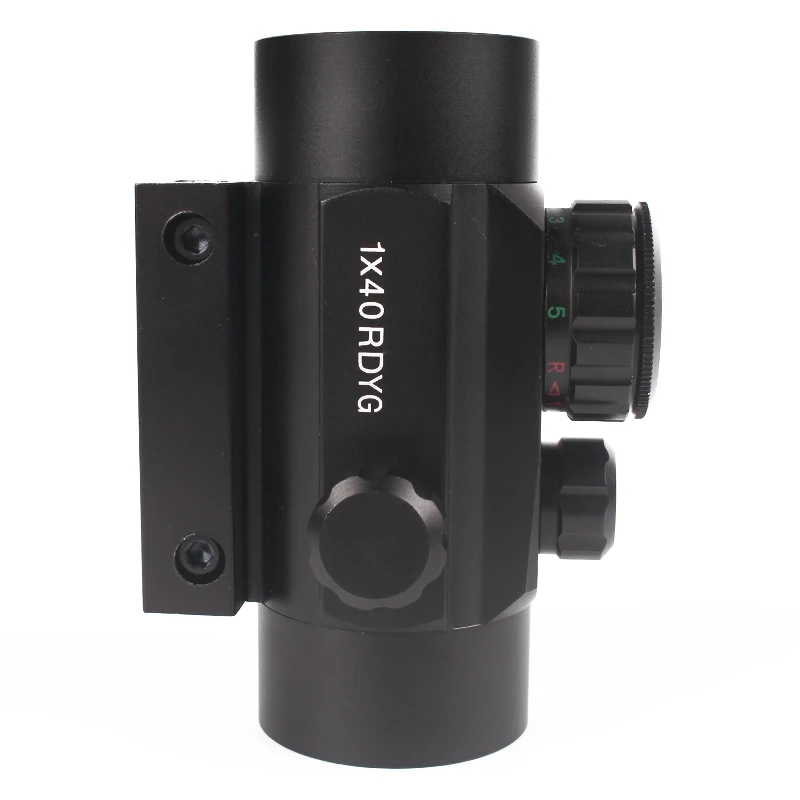 LUGER 1x40 Red Dot прицел тактический Mid Dot охотничий прицел с 20 мм Пикатинни Вивер Rail airsoft винтовка Оптический прицел