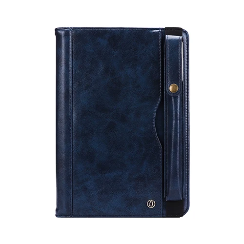 Blue Полный Чехол из искусственной кожи для Ipad Mini 1 2 3, для iPad mini 4, смарт-чехол, противоударный флип-чехол с держателем для ручки, защита - Цвет: Blue