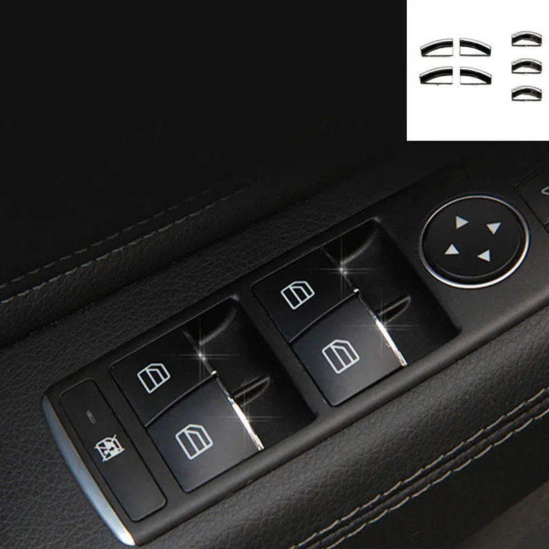 Класс Лифт кнопка для Mercedes/Benz E W212 C W204 GLK X204 ML GL W166 X166 универсальная кнопка наклейка Горячая Распродажа абсолютно новая Замена