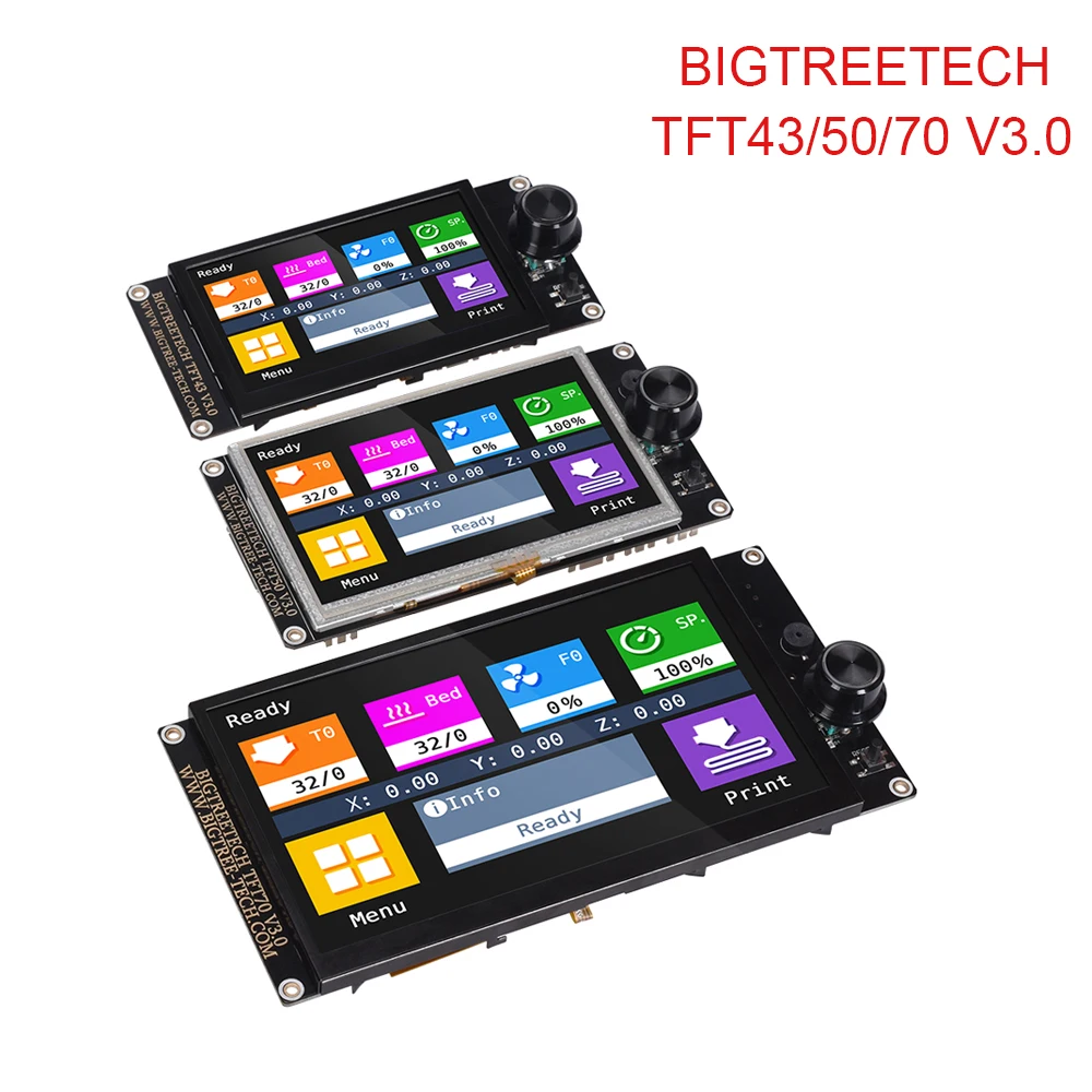 BIGTREETECH BTT TFT43 TFT50 TFT70 V3.0 сенсорный экран Wifi беспроводной умный дисплей Контроллер 3d