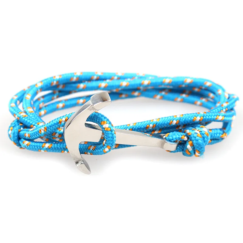 Летний морской стиль нержавеющая сталь якорь нейлоновая веревка цепь и звенья