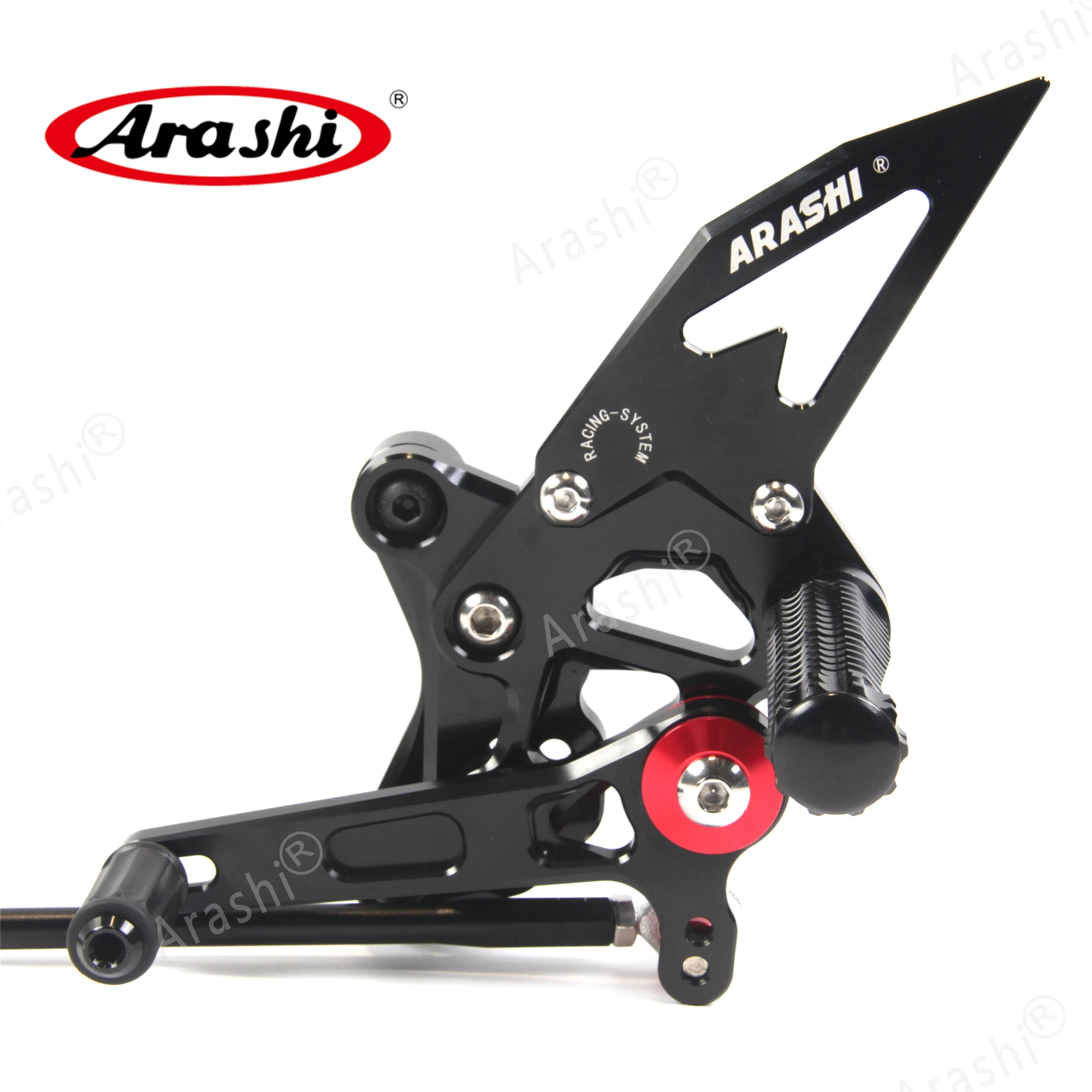 Араши Rearset для поездок на мотоцикле DUCATI 848 848EVO 2011-2013 ЧПУ Регулируемые подножки подножка мотоциклиста 2012 1098 1098S 2007-2008