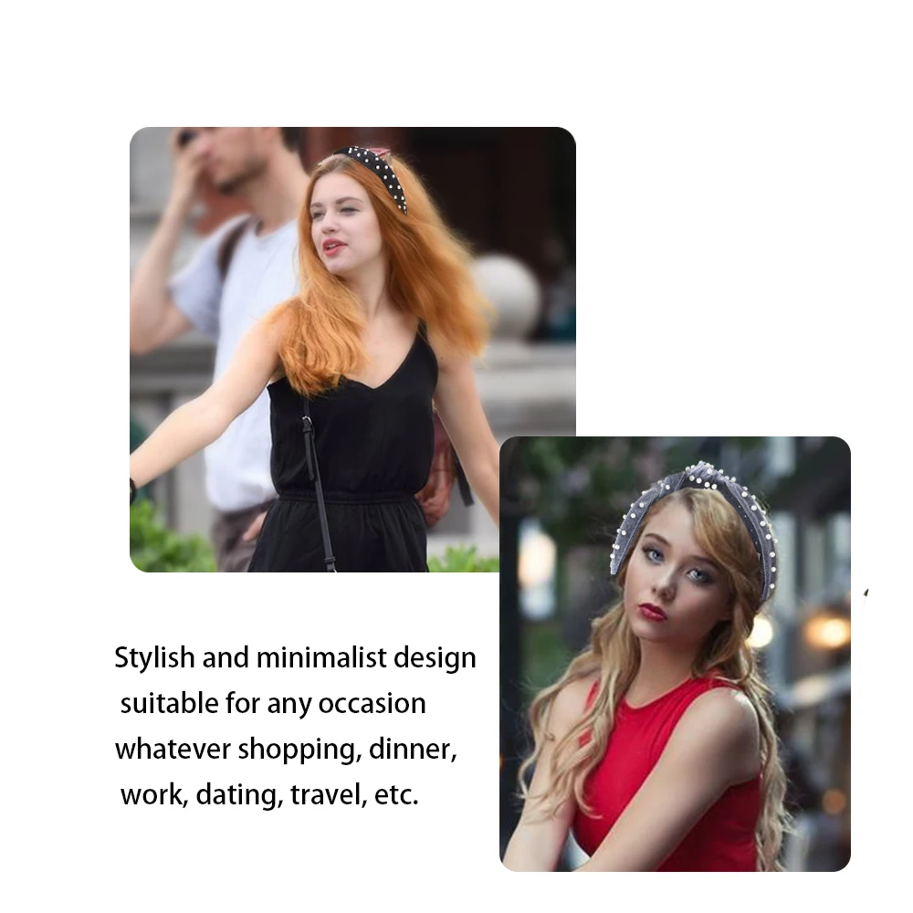 TYRY. HU 2 шт./лот, модная Жемчужная Повязка на голову для женщин, повязка на голову, твердая Коралловая ткань, завязанная повязка на голову, аксессуары для волос для девушек, аксессуары