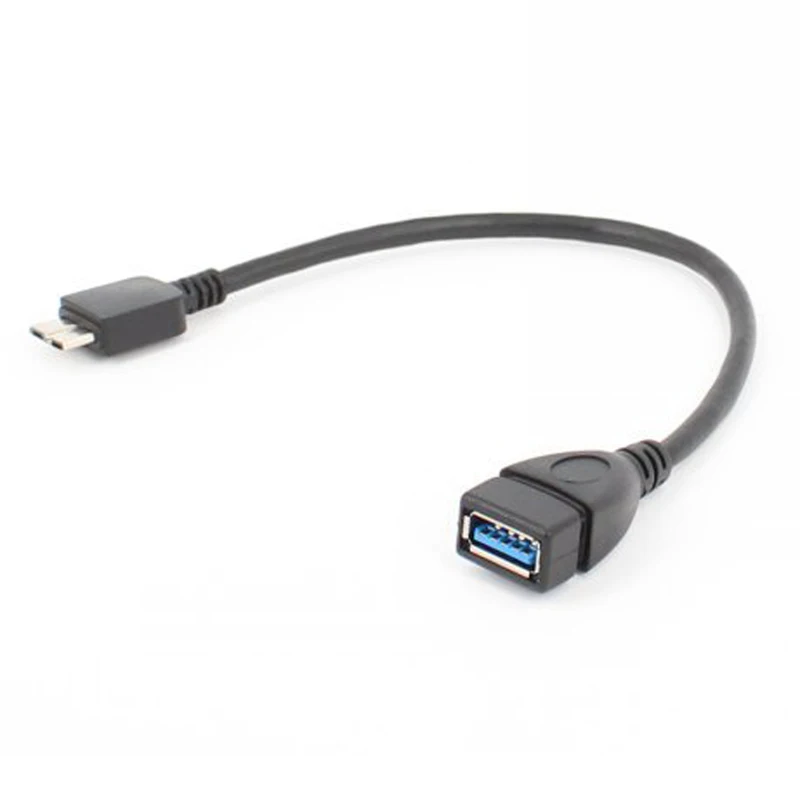 10 шт./лот 20 см микро USB 3 0 OTG к женскому хост адаптеру|Компьютерные кабели и разъемы|