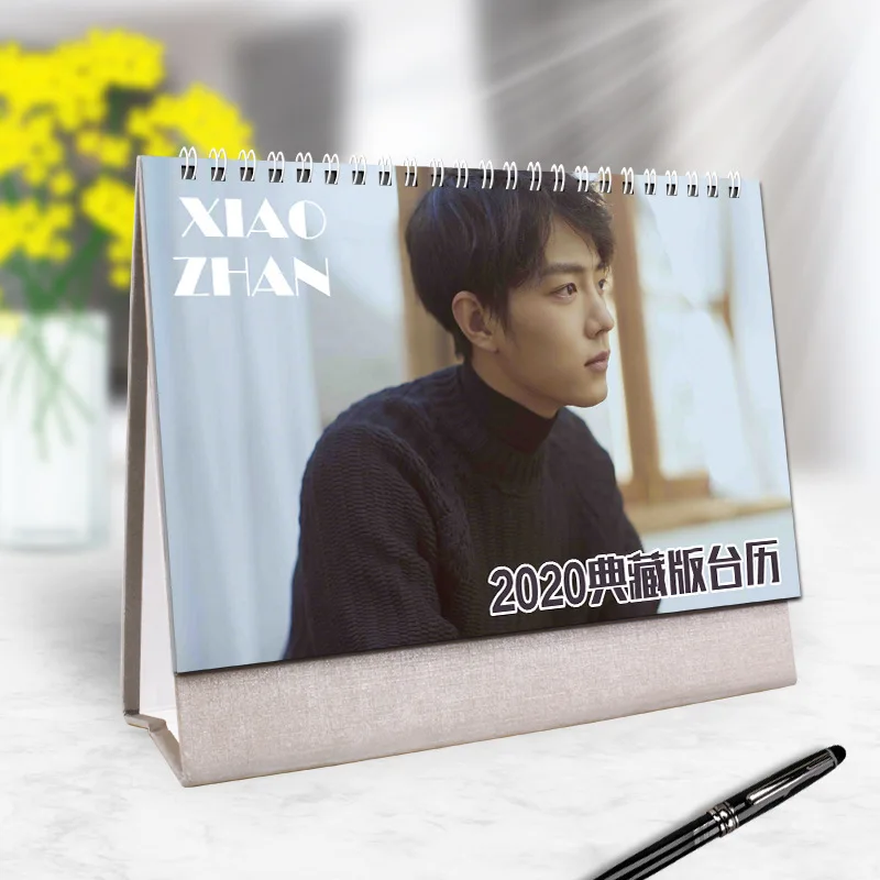 Год Xiao Zhan Wang Yibo Star Рисунок настольные календари ежедневник расписание,01~,12