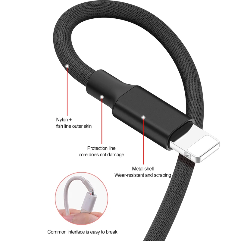 YAZH 3 в 1 Usb кабель для зарядки мобильного телефона Micro type дата кабель для Iphone Xs 11 8 Android samsung huawei Xiaomi зарядное устройство Шнур