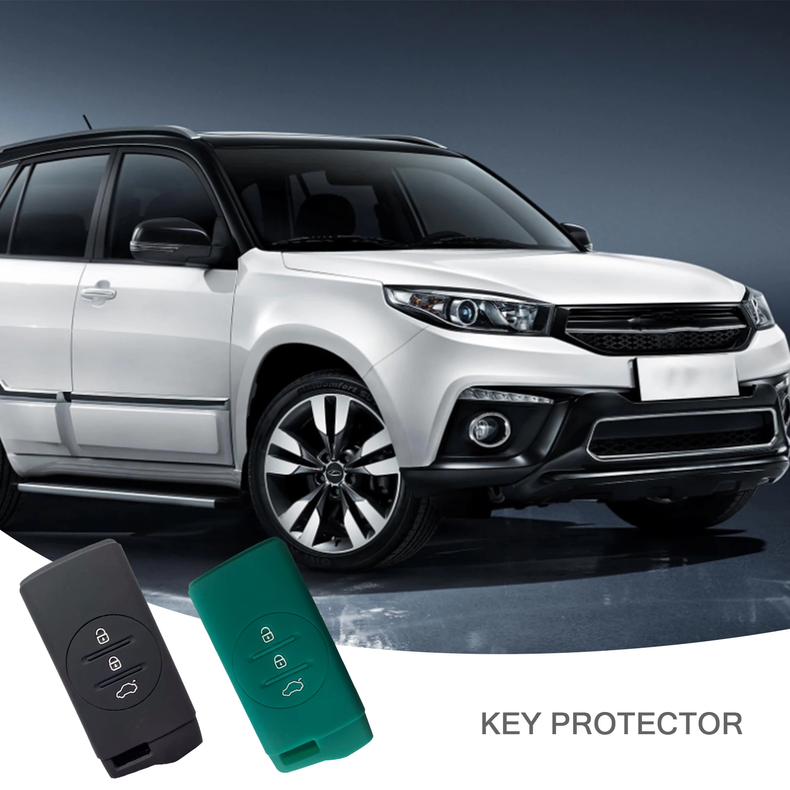 3 Button Remote Car Key Cover Case For Chery Tiggo 8 Arrizo 5 Pro Gx 5x eQ7 Tiggo 7 Pro exeed