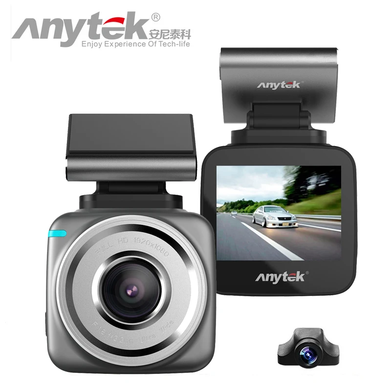 Видеорегистратор Anytek Q2/Z2 с ночным видением 1080P Wi-Fi 2 дюйма сенсорный экран |