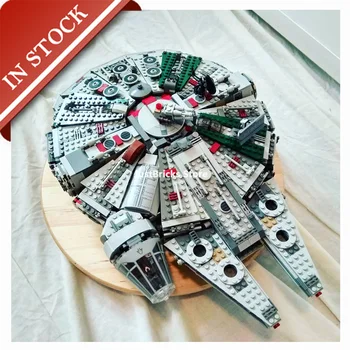 

Star Series Wars Falcon 75105 05007 In Stock Building Block 1300+Pcs Bricks Toys Moive 79211 10467 81009