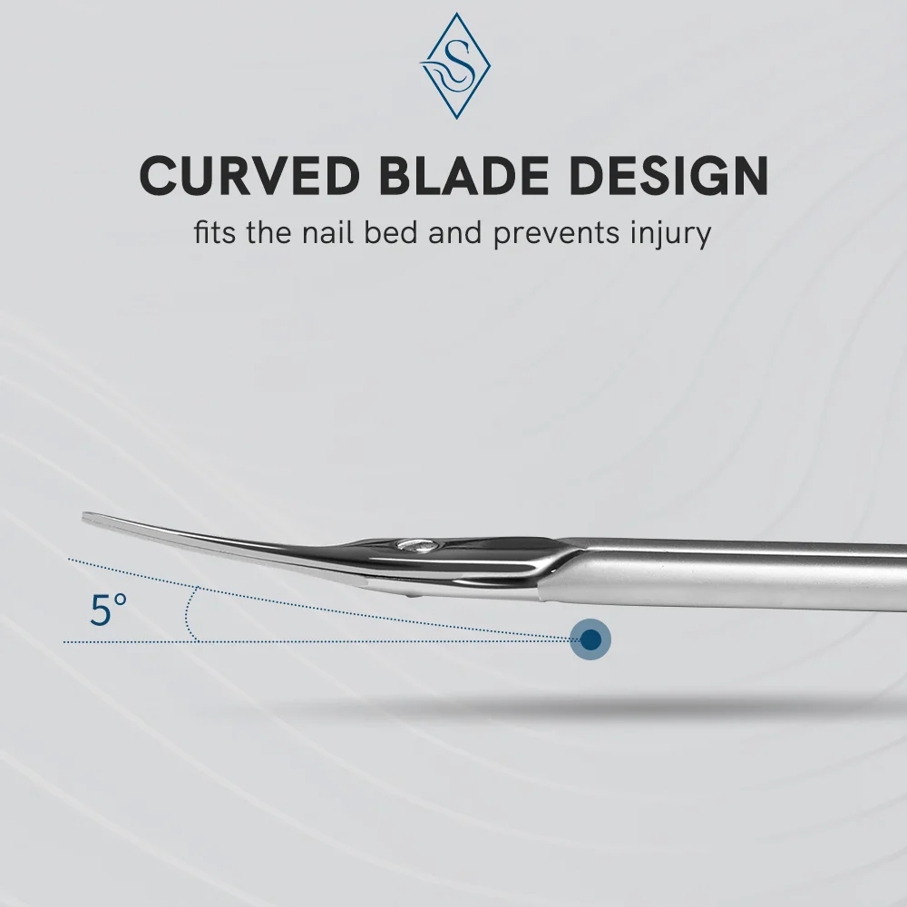 Miss Sally Cuticle Scissors Nail Manicure Scissors Cuticle Clippers Trimmer Dead Skin Remover Stainless Steel Cutters