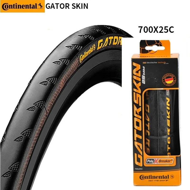 Континентальный Gatorskin clincher 700 23c 25c 28c дорожный велосипед складывающиеся шины велосипедные шины - Цвет: Gatorskin 25C Box