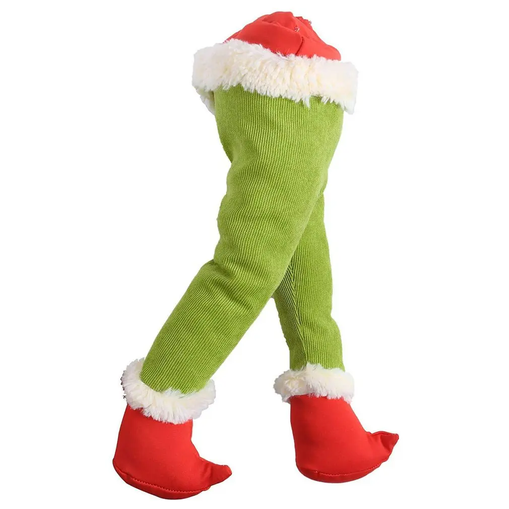 Christmas Decorations for Home 2021 Thief Stole Grinch Plush Leg Tree Toys Ornaments Navidad Decor Xmas Gift New Year | Дом и сад