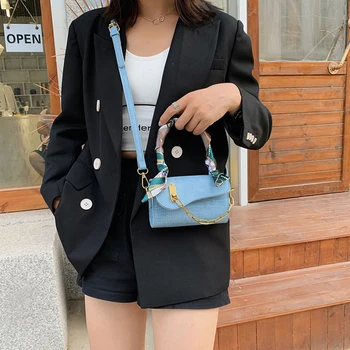 

Portable Crossbody Bags for Men Birthday Gifts Fashion Animal Pattern PU Messenger Bags Women Silk Scarf Shoulder Handbags
