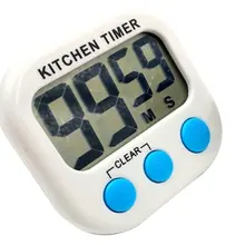 Electronic Timer Multi-Function Kitchen Large Screen Timer Portable Countdown Home Digital Kitchen Timer portable 1 7 lcd digital kitchen timer green white black