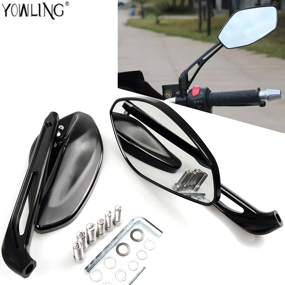 Motorcycle Rearview Side Mirror Handlebar Mirror For Hyperstrada 939 950 Scrambler Multistrada 10 Diavel Accessories Side Mirrors Accessories Aliexpress