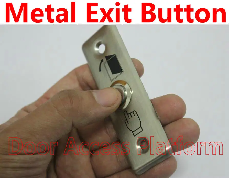

Metal Exit Button Stainless Steel Metal Push button Exit item, Release Button For Access Control system, Door Locker openning