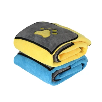 

Pet Soft Pet Dog Bath Towel Ultra Absorbent Microfiber Oversized Quick Drying Towel for Small Medium Large Dogs
