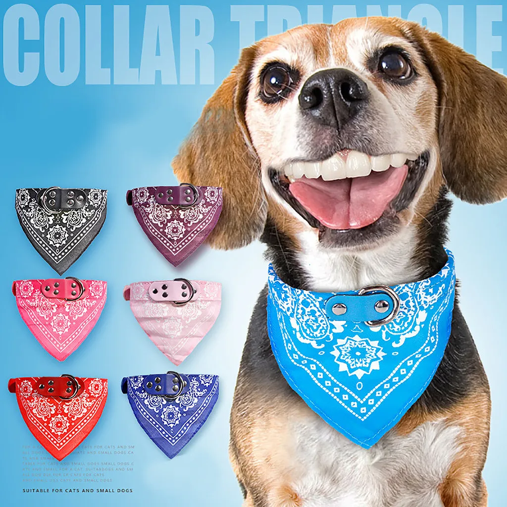 

Adjustable Pet Dog Puppy Cat Neck Scarf Bandana Collar Neckerchief Tie Bowtie Necktie Bandana Collar Neckerchief Dog Grooming*5