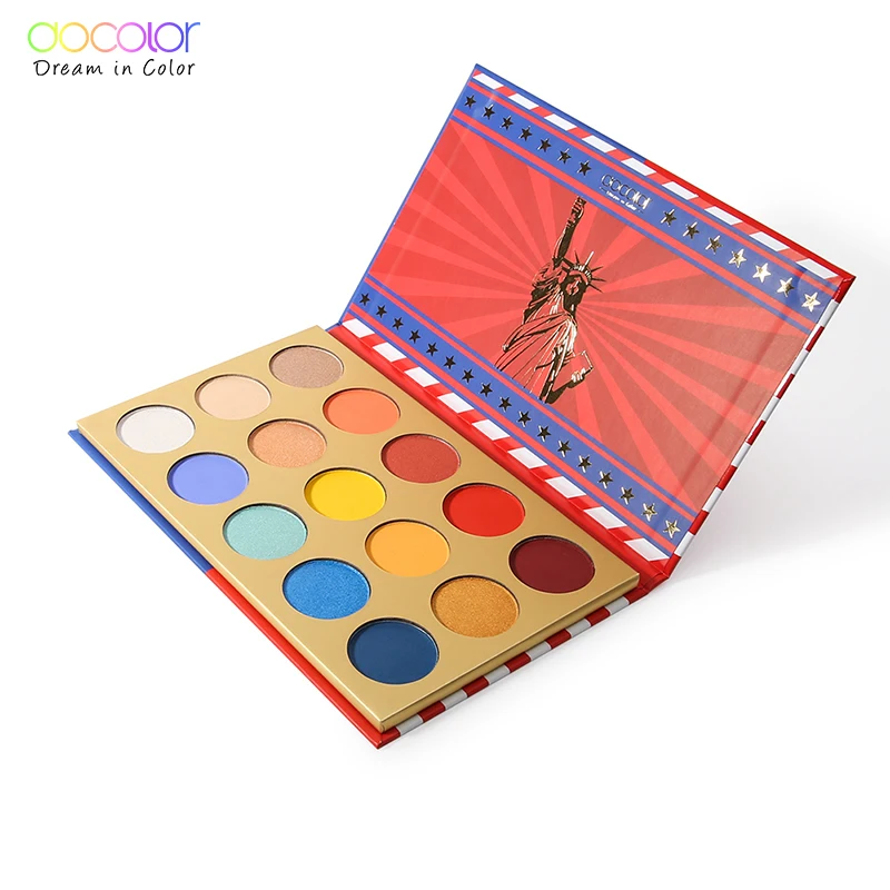 

Docolor 15 Color Glitter Eyeshadow Makeup Palette Shimmer Matte Eye shadow Palette Long Lasting Eye Palette For Beauty Cosmetics