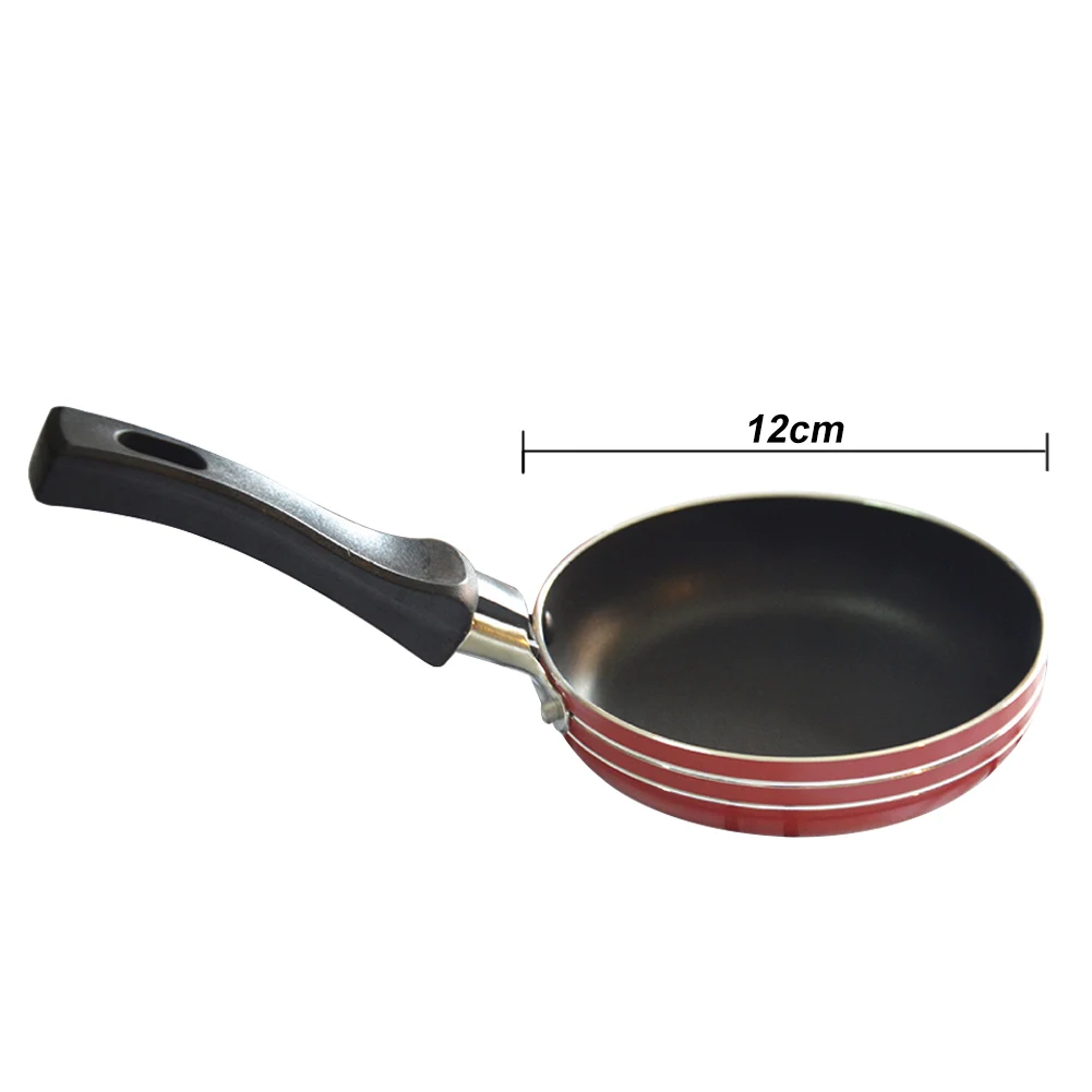 Heat Resistant Kitchen Supplies With Handle Aluminum Non-stick Mini Pan Multifunctional Practical Easy Clean Frying