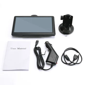 

Windows System 7" HD Touch Screen Bluetooth Truck Car Black GPS Navigation Navigator with Sunshade