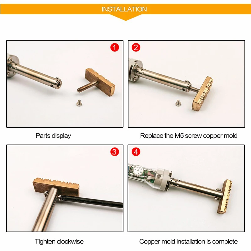 Leather Stamp Tools Heat Embosser Branding Iron Embossed Trademark Stamping Embossing Electric Soldering Iron 60W
