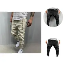 

Excellent Men Sweatpants Close Fitting Soft Texture All-match Men Sweatpants Men Trousers Male Trousers