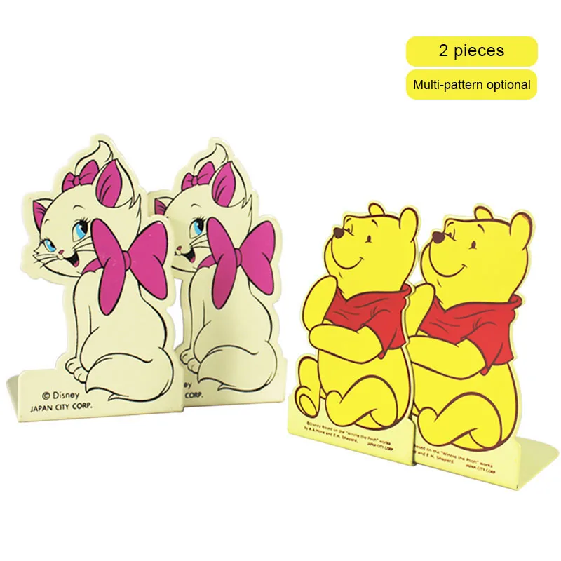 Child Gift Cute Reading Book Holders Metal Bookends Portable Cartoon Book Stand Desktop Organizer Kid Small Bookends