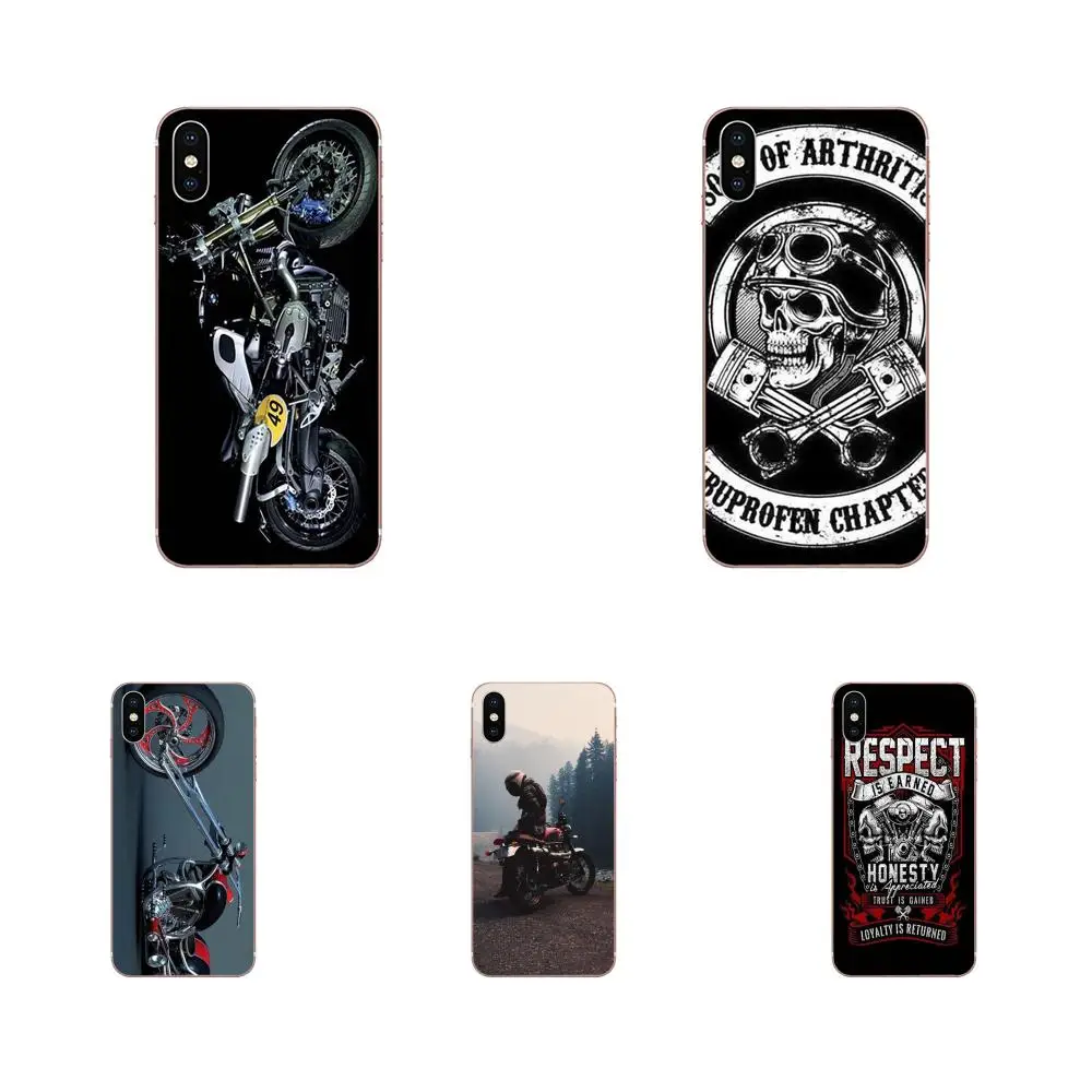 

For Huawei Honor Nova Note 5 5I 8A 8X 10 Pro 9X For Moto G G2 G3 G4 G5 G6 G7 Plus Back Skin Colorful Motorcycle Motorbike