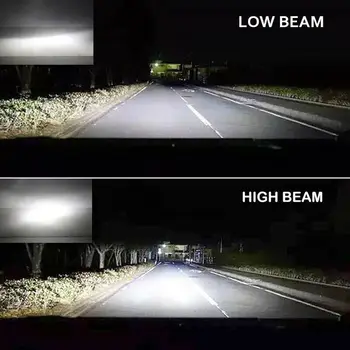 

IP68 Waterproof Car Headlights 2pcs 6000K 360degrees Aluminum DC 9-32V Canbus Replaces