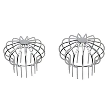 2X 304 Stainless Steel Drain Floor Dome Drain Lock Floor Line Leak Gutter Guard Filter Strainer Stops Leaves 110 & 75