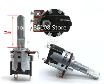 

3pcs Forward RD16-type Single B100K with Switch Potentiometer / Handle Length 25mm 100KB Half-Axis Audio Volume Switch