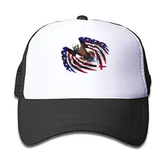 Патриотическая Детская кепка с изображением орла, модная бейсбольная Кепка унисекс