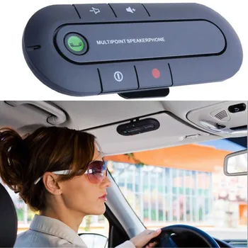 

Wireless Bluetooth Car Kit Handsfree Speakerphone Speaker Car Kit