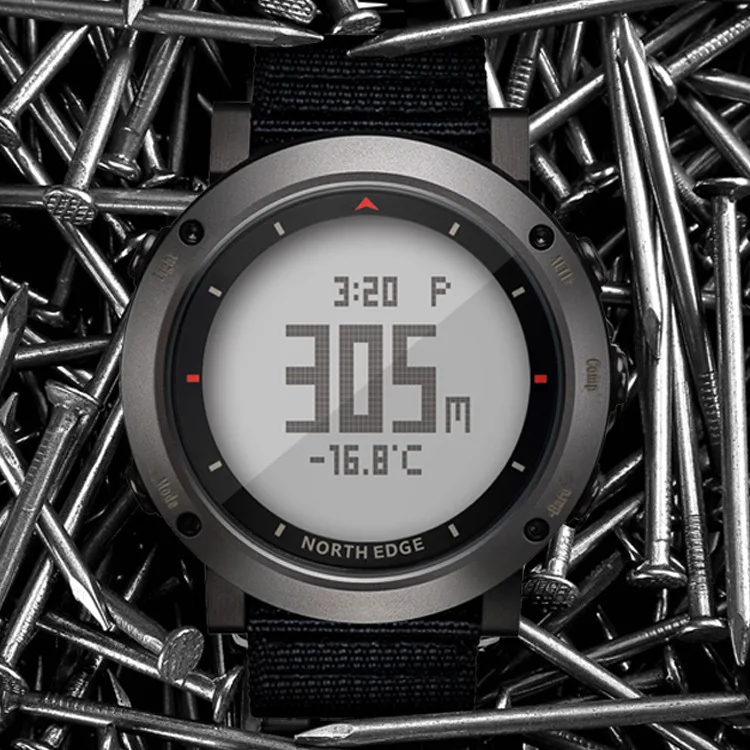 

Smart Outdoor Sports Watch North Edge Step Count Calories Multi-functional Watch Good-looking Nylon Watchband