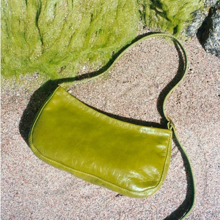 green Новые женские сумки, трендовые зеленые белые сумки с одним ремешком, Сумки из искусственной кожи на молнии, женская сумка на плечо, Прямая поставка - Цвет: green