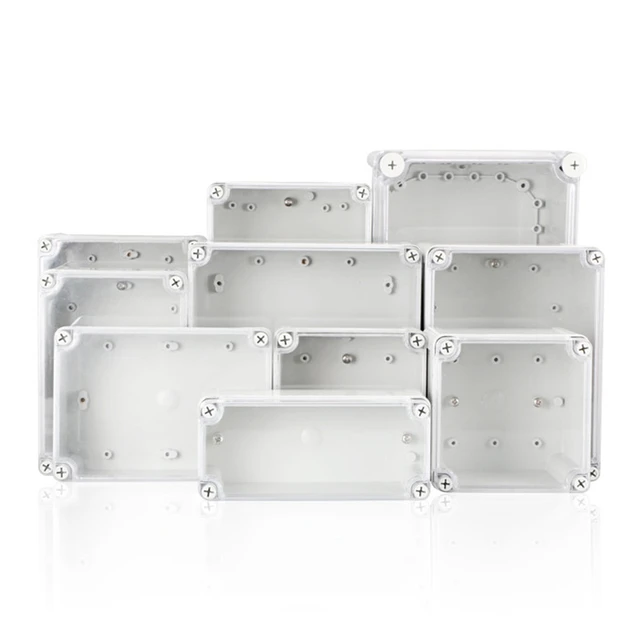 Clear Cover Plastic Waterproof Junction Box - Waterproof Junction Box Ip67  Outdoor - Aliexpress