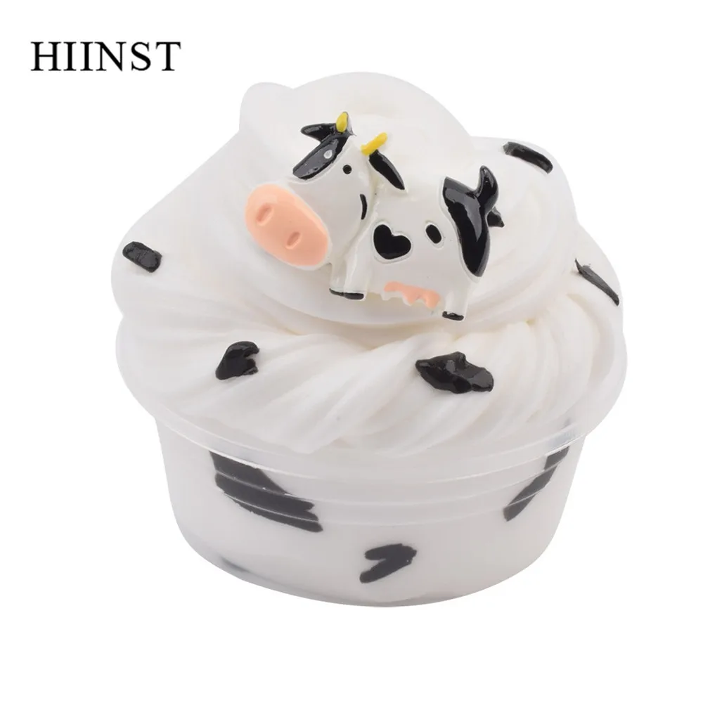 HIINST Хэллоуин Детская глиняная сжимающая игрушка MilkCow смешивание облачной слизи мягкая шпатлевка Ароматизированная стресс дети взрослые глиняные антистрессовые игрушки - Цвет: A